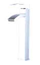 MET-553 Monomando mezclador para lavamanos 31.2cm Alt Cromado