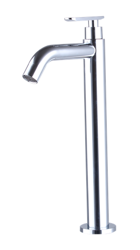 [MET-557] MET-557 Griferia para lavamanos Agua Fria 30.8cm Alt Cromada